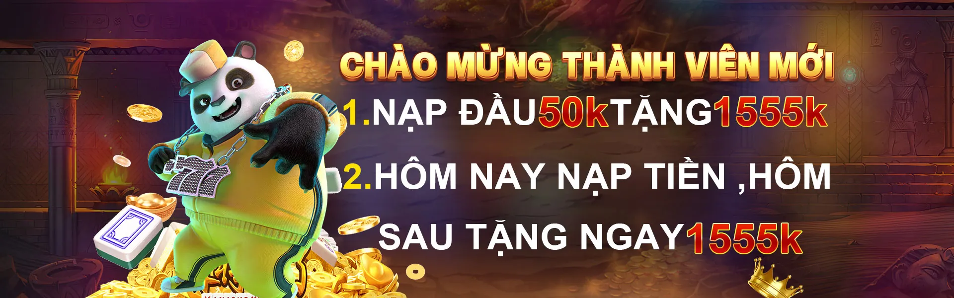 Banner khuyến mãi casino